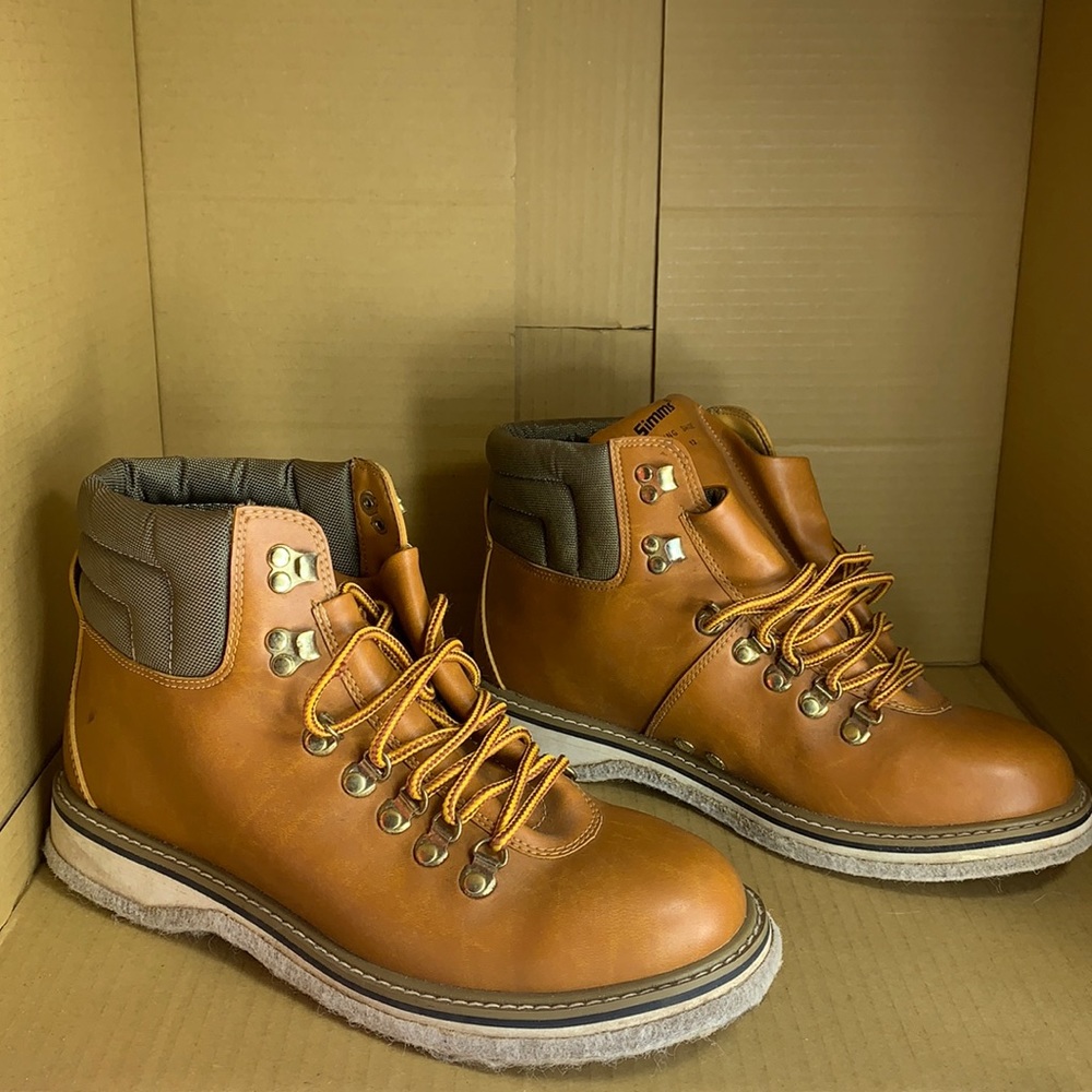 Simms Wading Brown Fly Fishing Boots Felt Bottoms